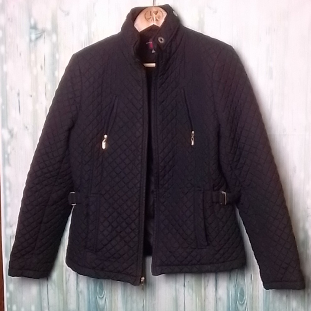 Gallery Quilted Jacket Black Medium - image 3